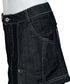 Hem Tulle Denim Skirt